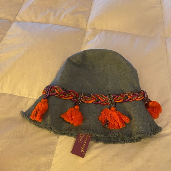 COPY - Glamourpuss denim bucket hat for rain or s… - Picture 3 of 10